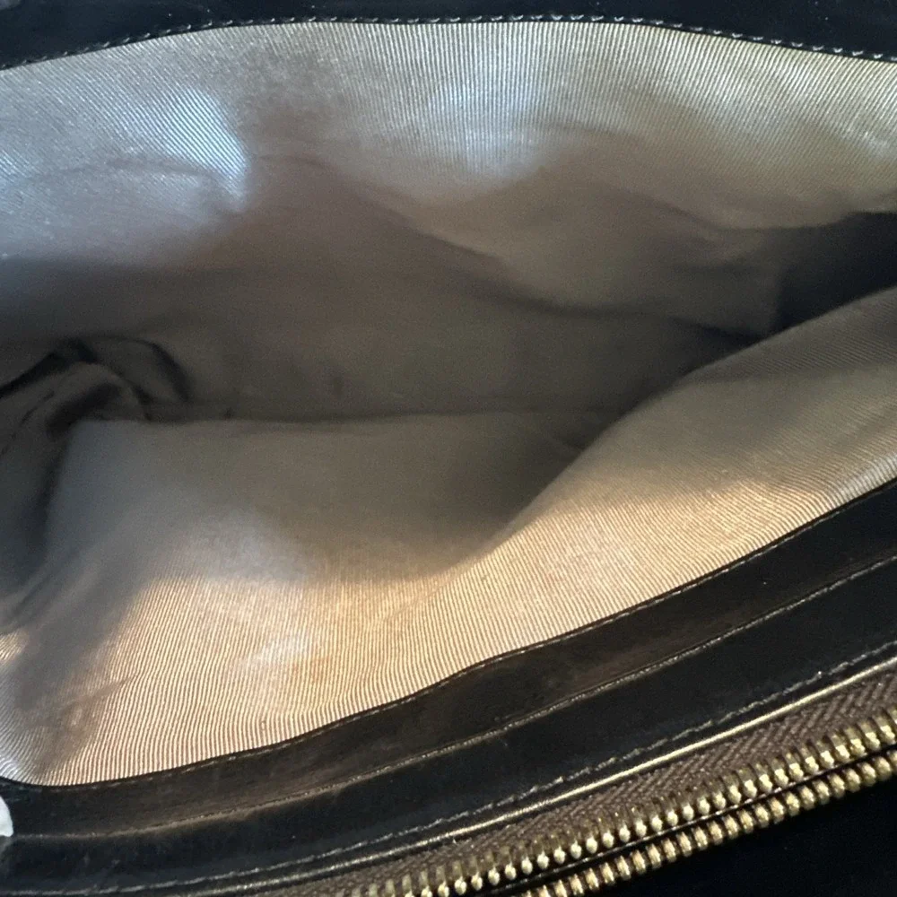 Z‎ Spoke Zac Posen Black Leather Briefcase
